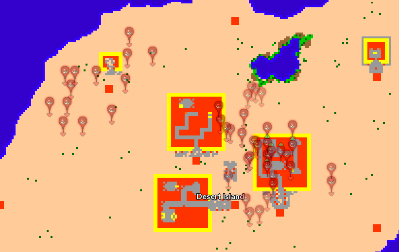 Main Location: Desert Island Main Location: Desert Island