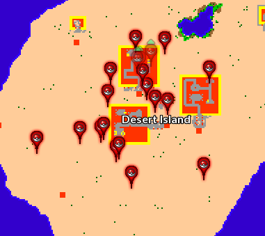 Main Location: Desert Island Main Location: Desert Island