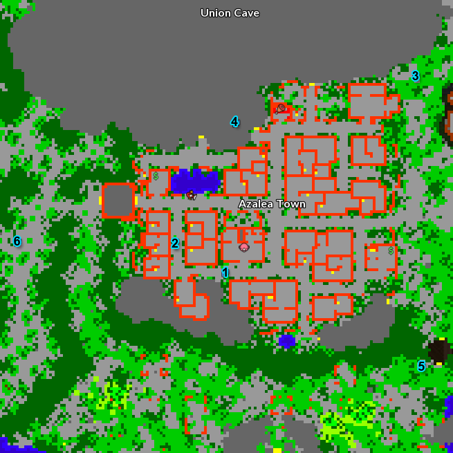 Azalea Map - George Azalea Map