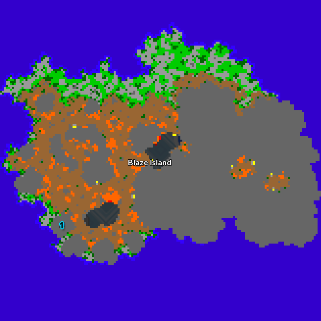 Blaze Island Map - Kenny Blaze Island Map