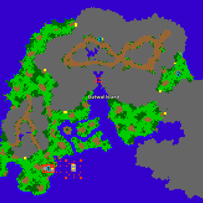 Butwal Island Map - Urijah Butwal Island Map