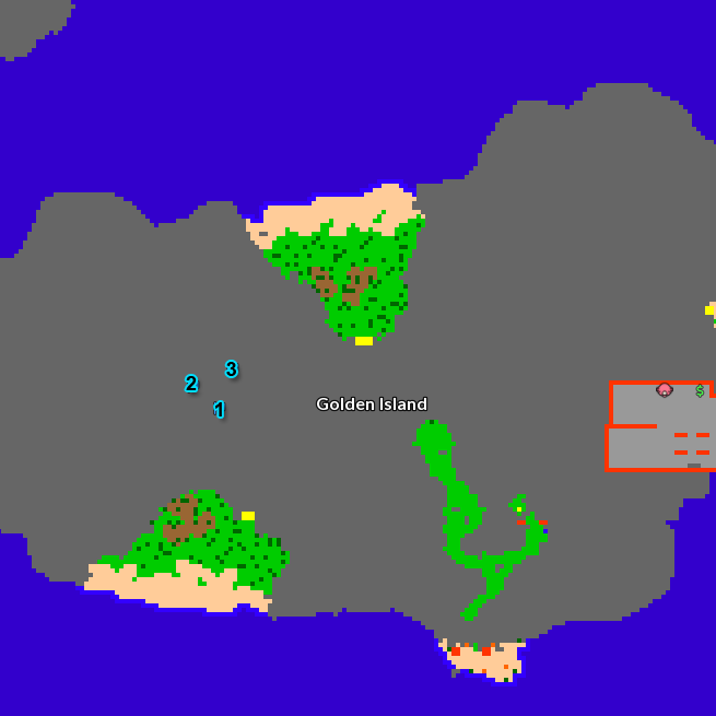 Golden Island Map - Curtis Jackson II Golden Island Map