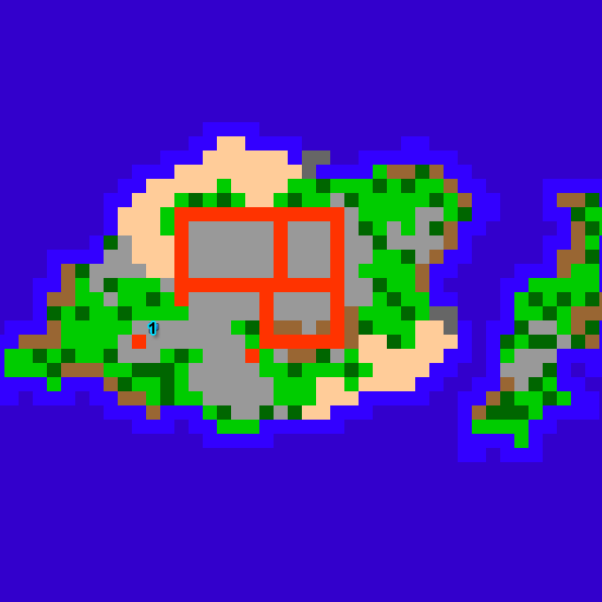Lance Island Map - Hawk Lance Island Map