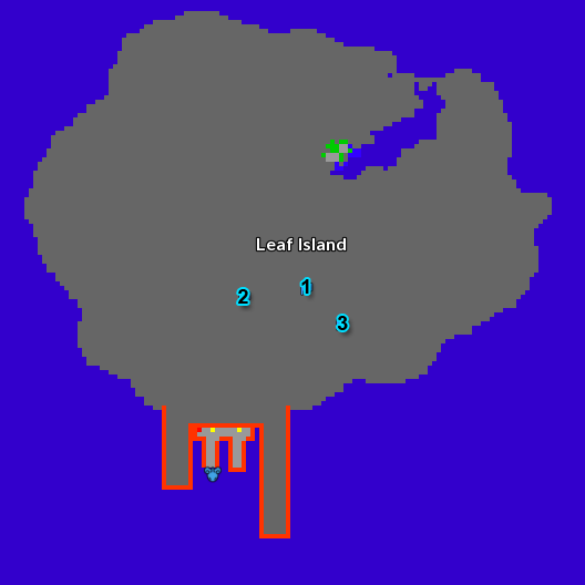 Leaf Island Map - Melvin Leaf Island Map