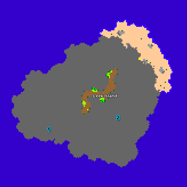 Leek Island Map - Giulia Leek Island Map