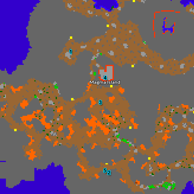 Magma Island Map - Antoni Magma Island Map