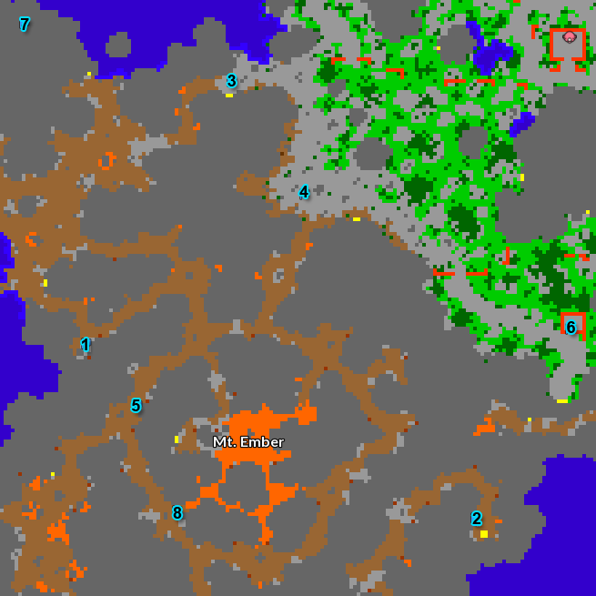 Mt. Ember Map - Rowan Mt. Ember Map