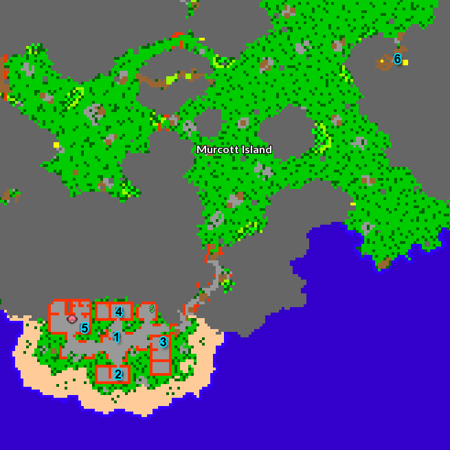 Murcott Island Map - Bauer Murcott Island Map
