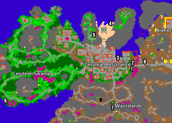 NW Cerulean Map - Missy NW Cerulean Map