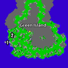 NW Green Island Map - Berg NW Green Island Map
