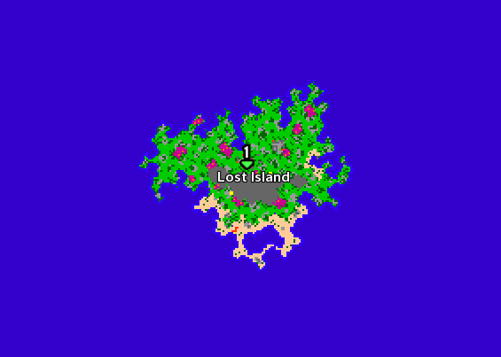 NW Lost Island Map - Ray NW Lost Island Map