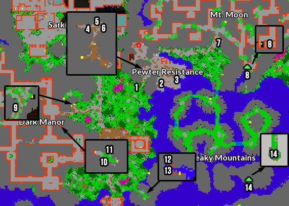 NW Pewter Map - Bella NW Pewter Map
