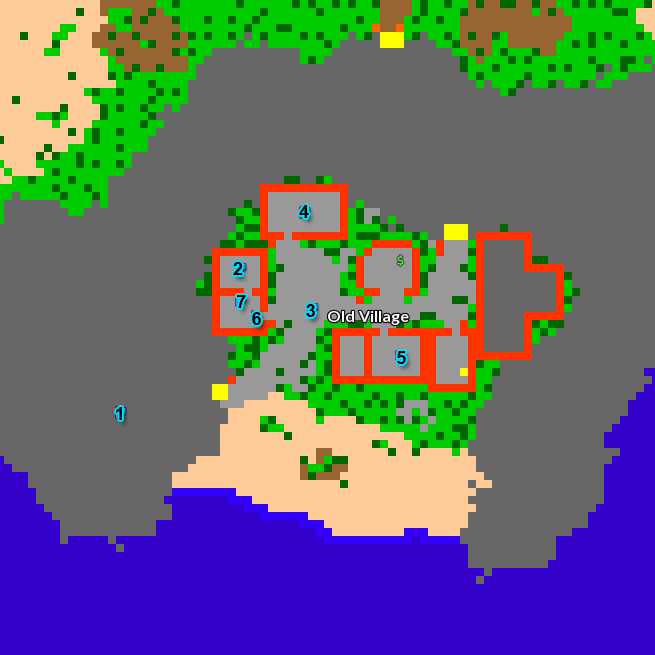 Old Village Map - Leon Old Village Map