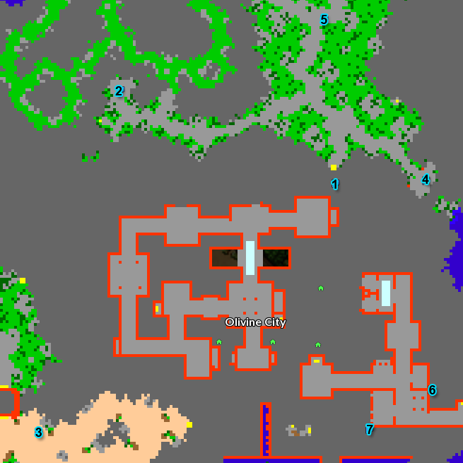 Olivine Map - Teodor Olivine Map