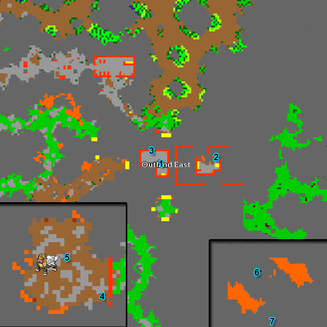 Outland East Map - Rana Outland East Map
