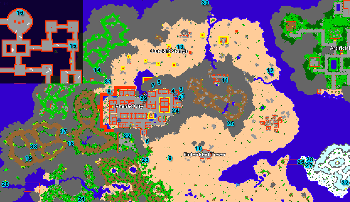 Phenac Map - Adoriabelle Phenac Map