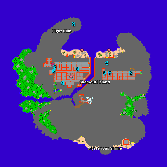 Shamouti Island Map - Ronald Shamouti Island Map