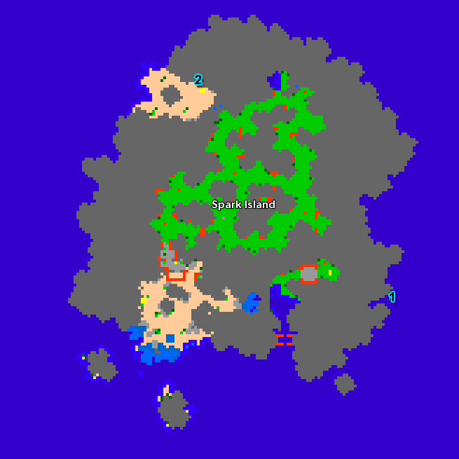 Spark Island Map - Rocket Engineer Spark Island Map