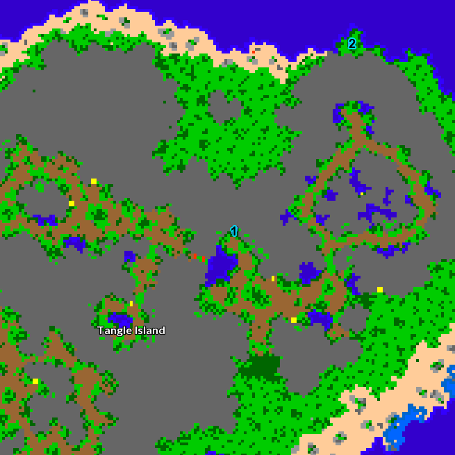 Tangle Island Map - Leal Tangle Island Map