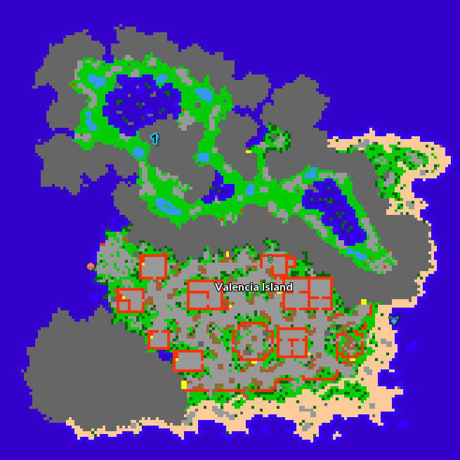 Valencia Island Map - Lara Valencia Island Map