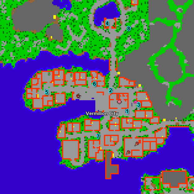 Vermilion Map - The Godfather Vermilion Map