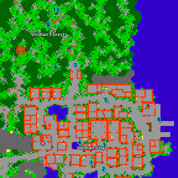 Viridian Map - Mia Viridian Map